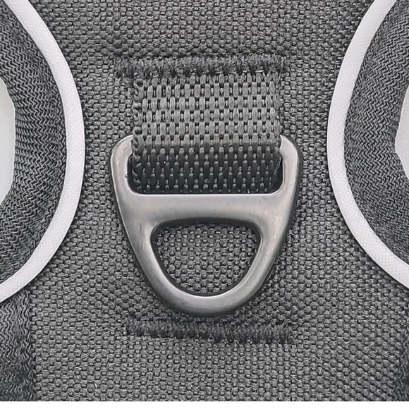 NIP Black Dog Harness Medium With 2 leash clips - Picture 9 of 15